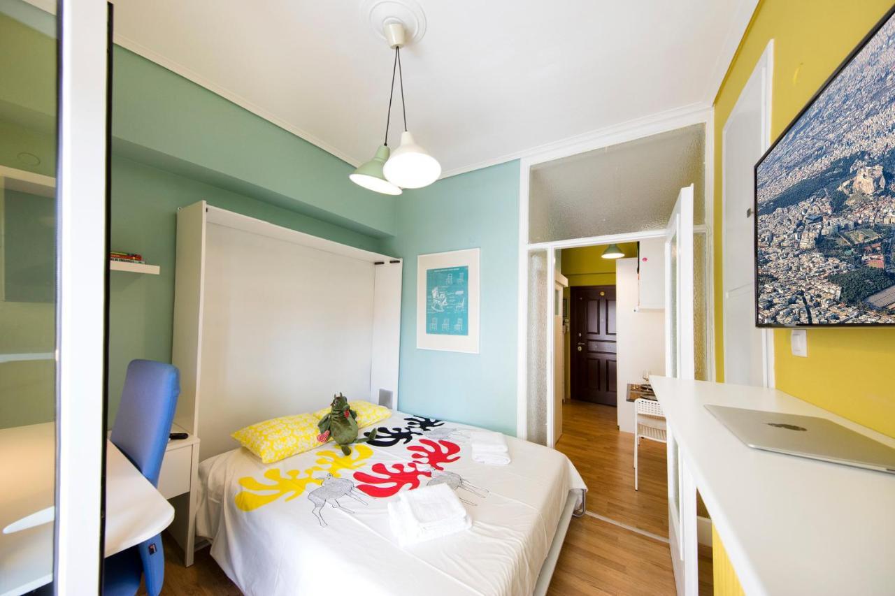 شقة Startupper'S Pad In Real Athenian Neighbourhood المظهر الخارجي الصورة