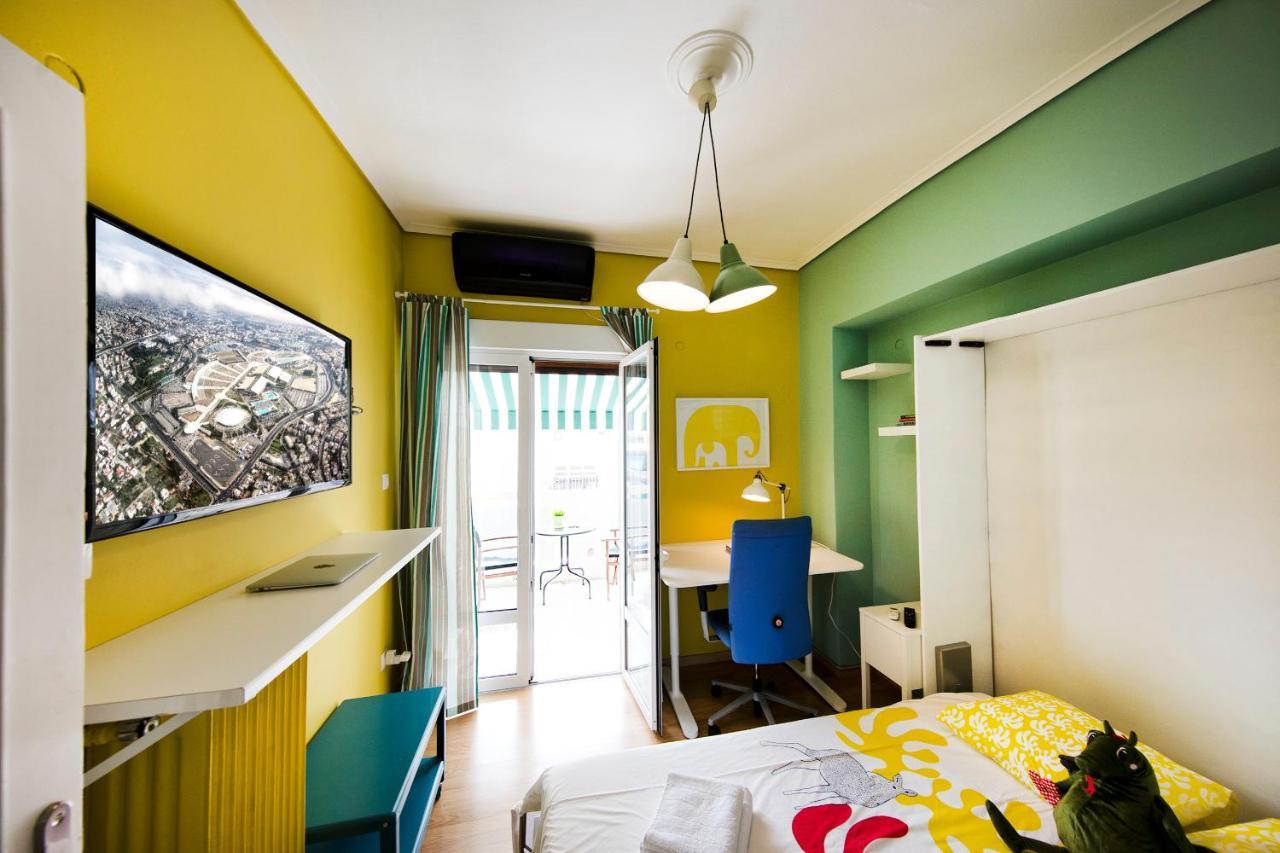 شقة Startupper'S Pad In Real Athenian Neighbourhood المظهر الخارجي الصورة
